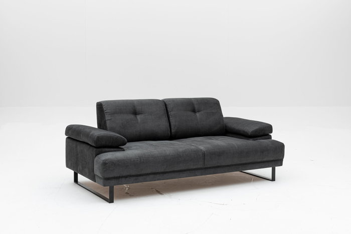 Atelier Del Sofa Sofá Cama 2 Plazas Anthracite 199x99x83 cm Comodidad Estilo Funcionalidad